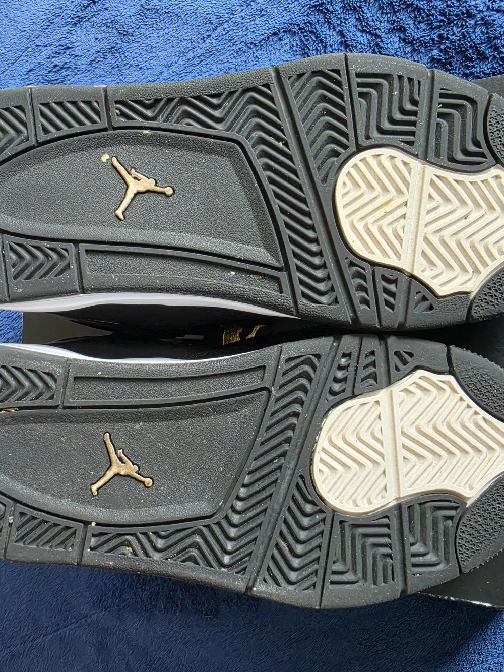 Nike Air Jordan 4 Kids Black and White Lace-Up Sneakers